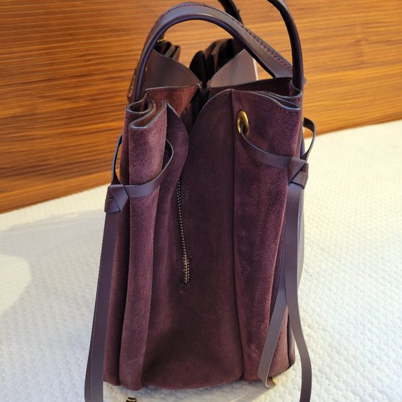 ❤️SOLD❤️ Coach Harmony Hobo Mixed Leather Suede - Picture 10 of 16